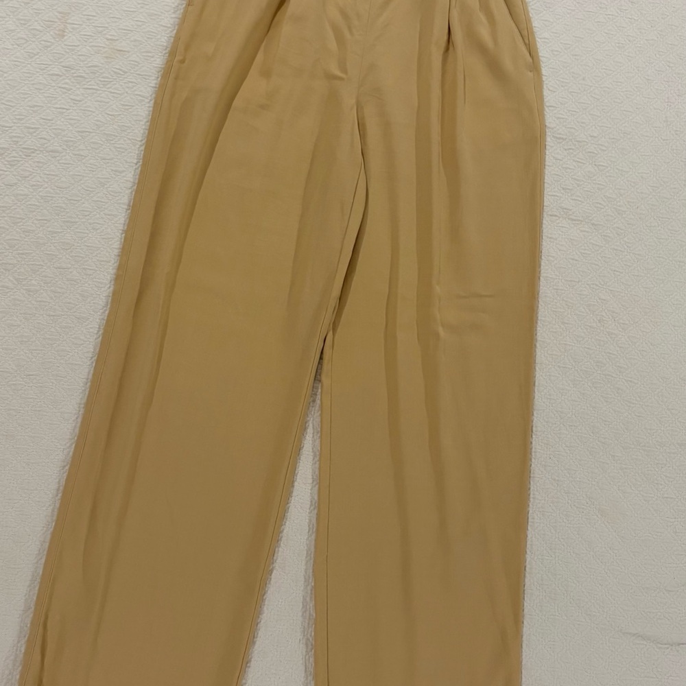 Liz Claiborne high waisted Tan Trousers